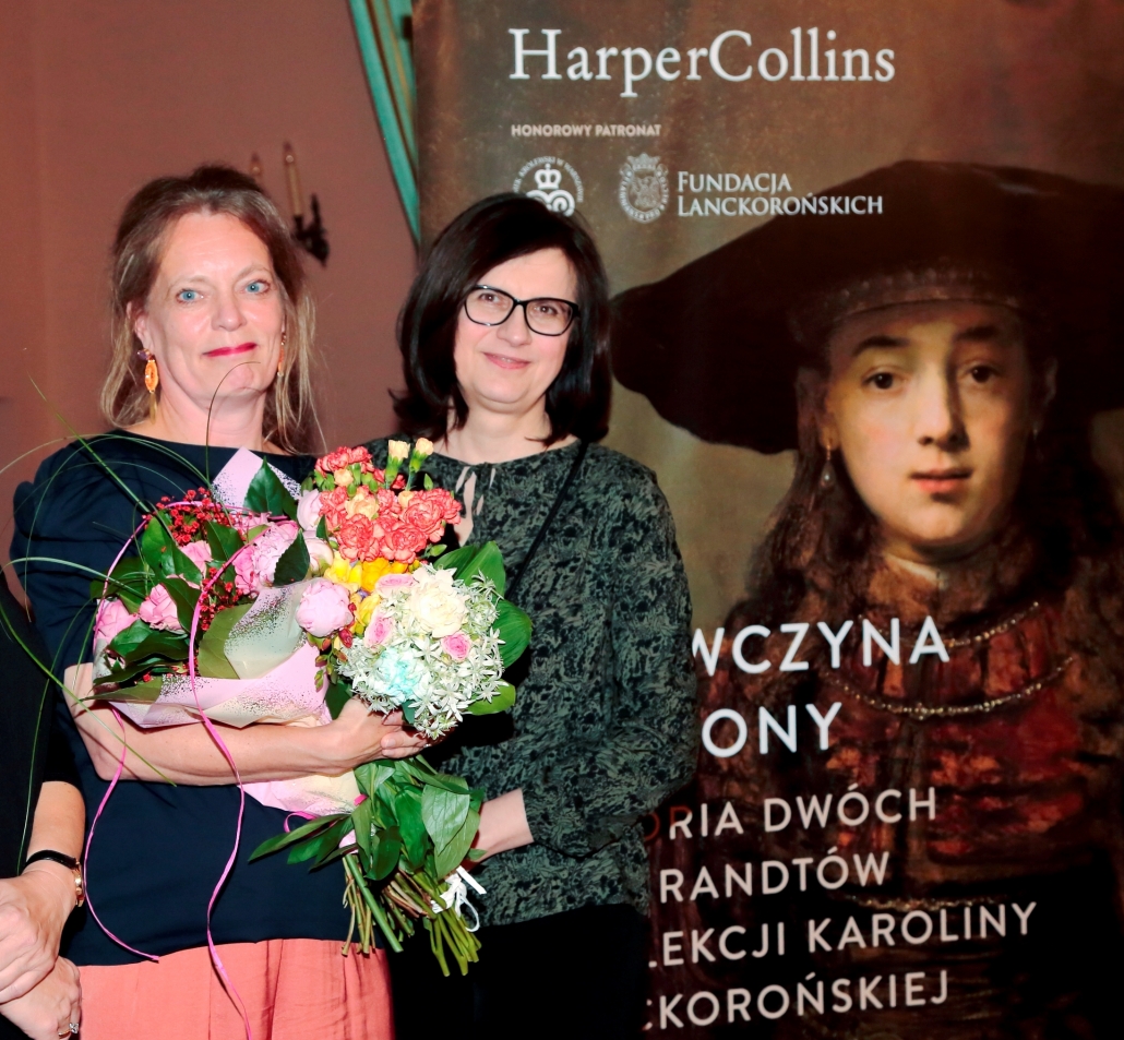 Od lewej: autorka Gerdien Verschoor i tłumaczka/redaktor Alicja Oczko